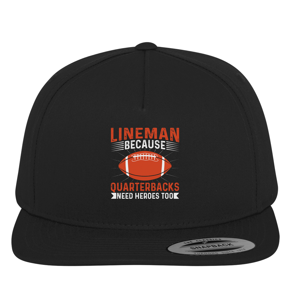 Lineman Quarterback Heroes - Premium Snapback