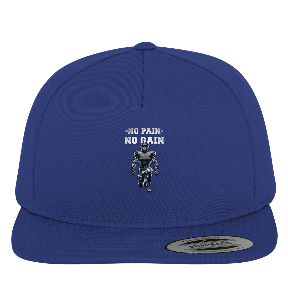 No Pain No Gain Metal  - Premium Snapback