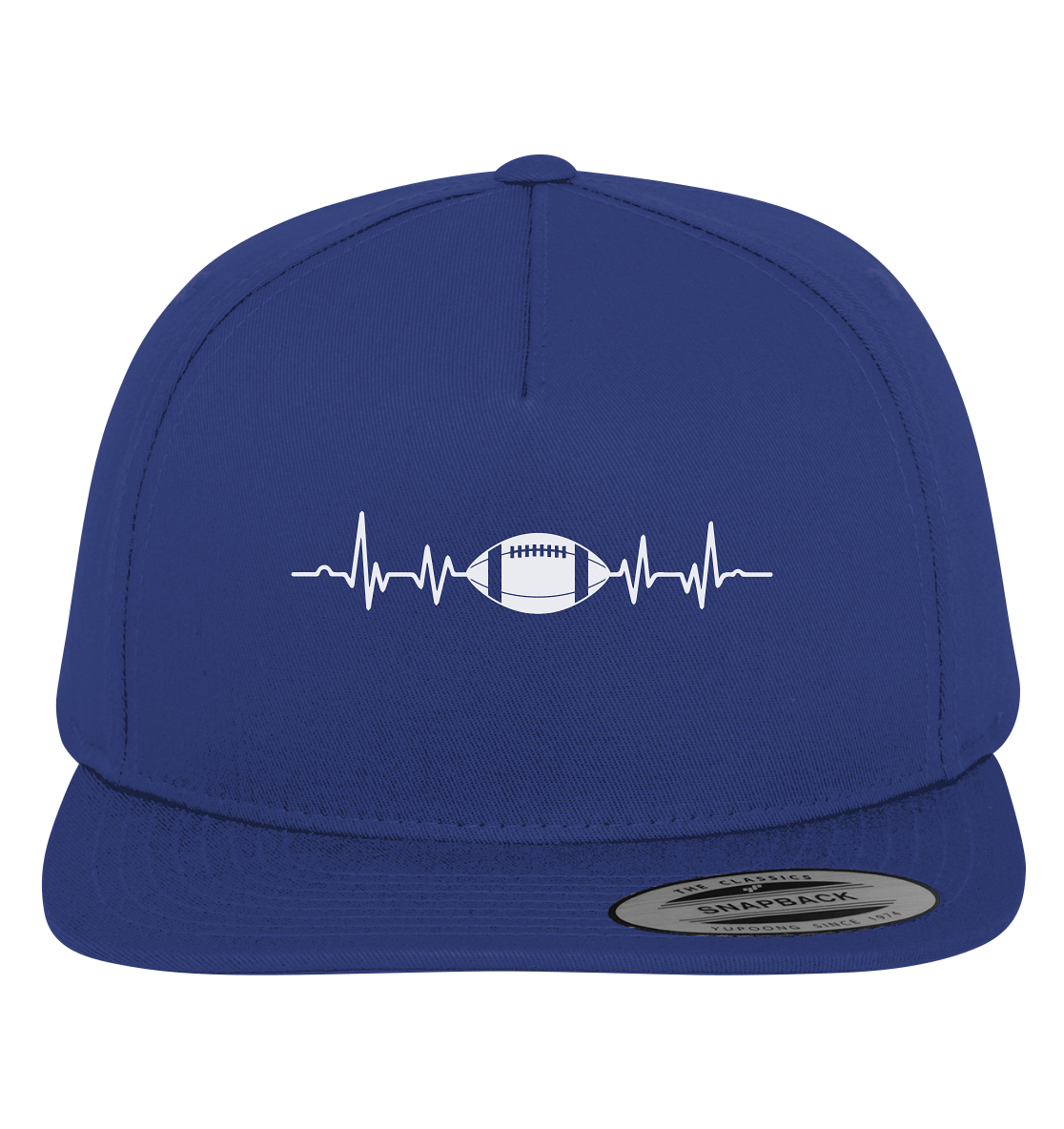 Football Heartbeat - Premium Snapback