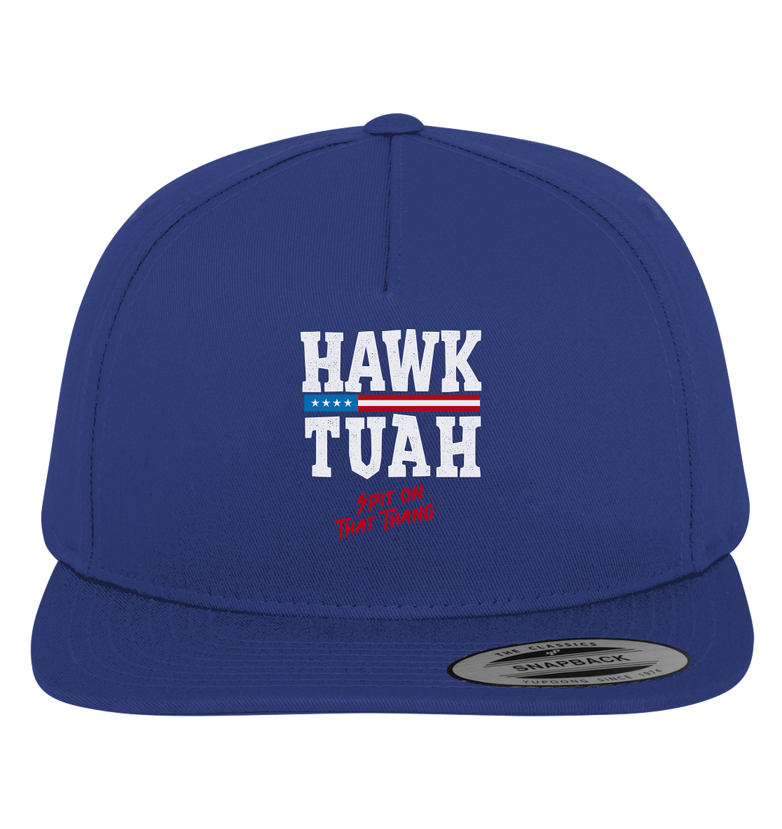 Hawk Tuah White  - Premium Snapback