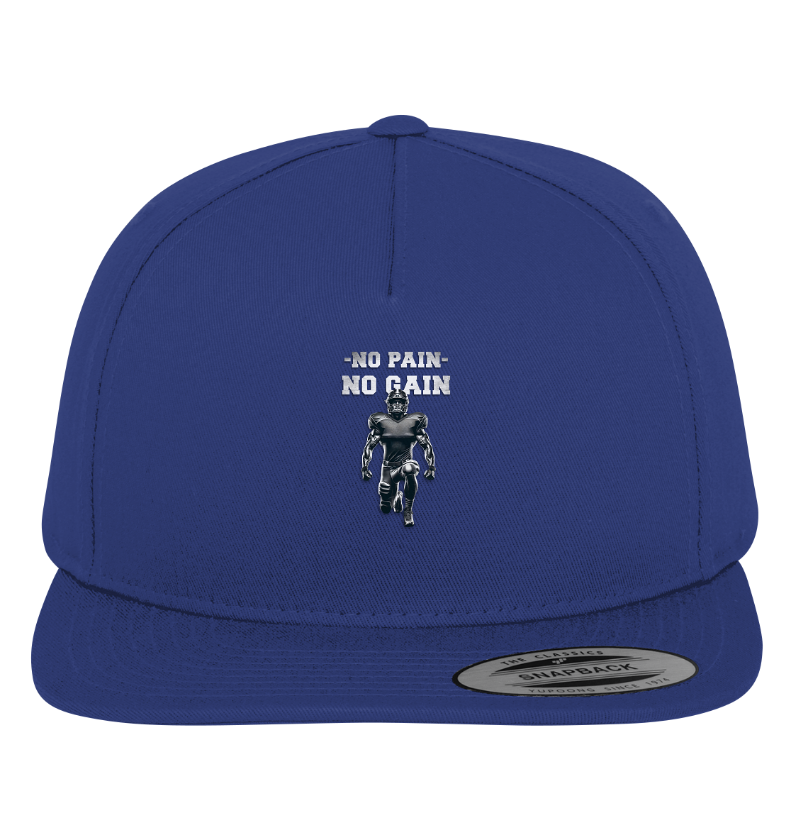 No Pain No Gain Metal  - Premium Snapback
