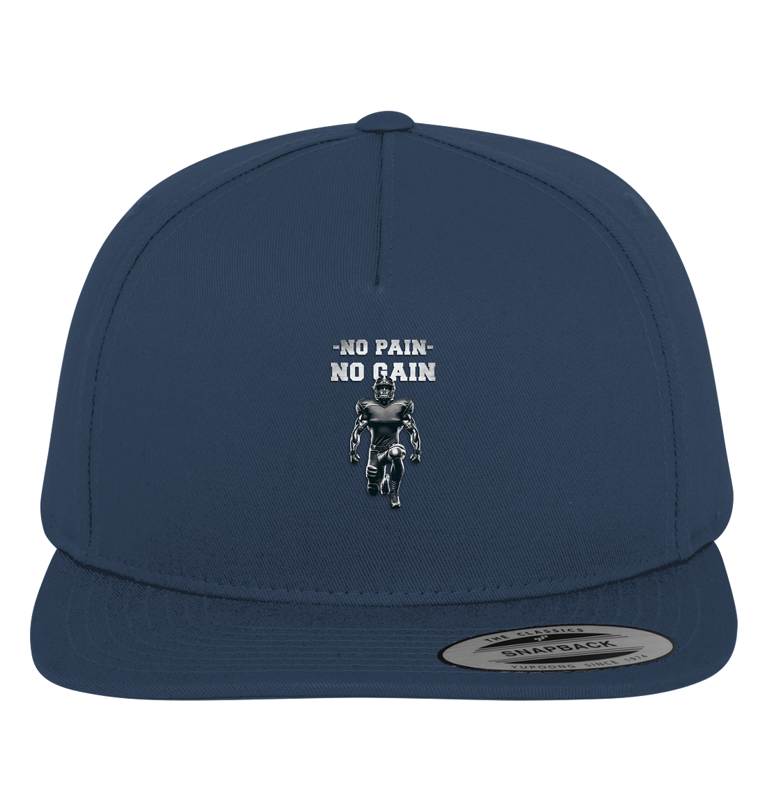 No Pain No Gain Metal  - Premium Snapback