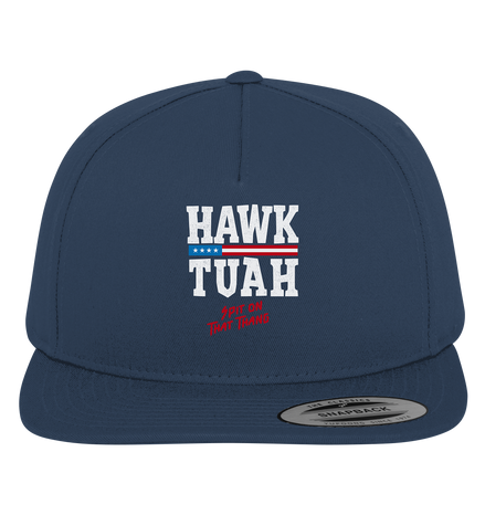 Hawk Tuah White  - Premium Snapback