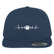 Football Heartbeat - Premium Snapback