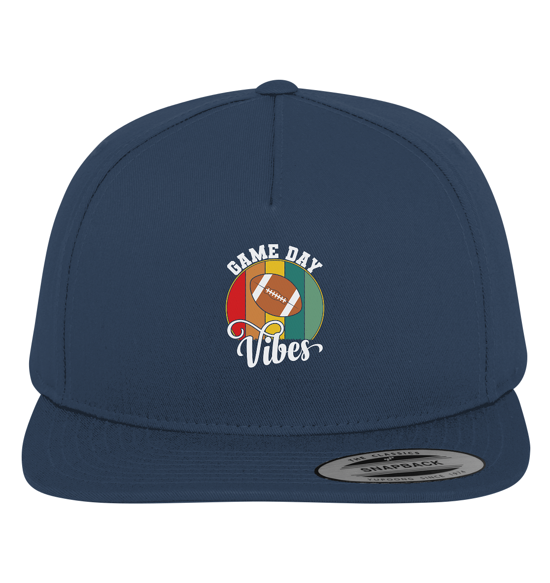 Game Day Vibes White - Premium Snapback