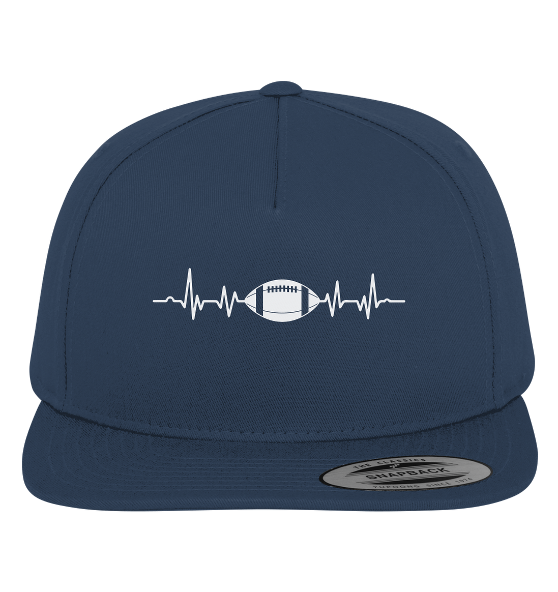 Football Heartbeat - Premium Snapback