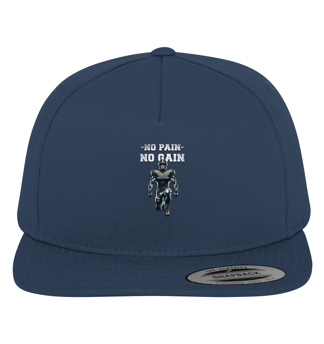 No Pain No Gain Metal  - Premium Snapback