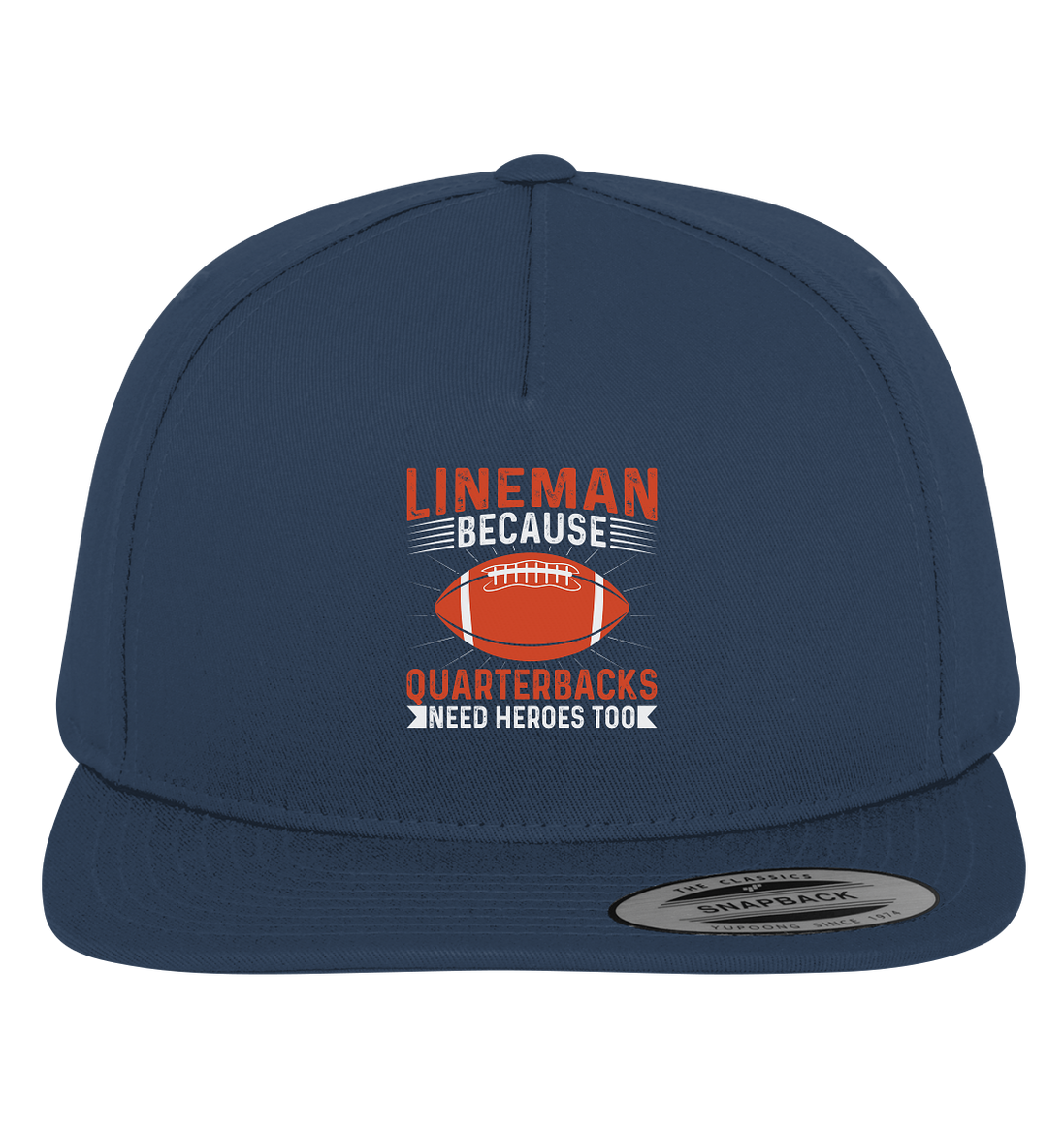 Lineman Quarterback Heroes - Premium Snapback