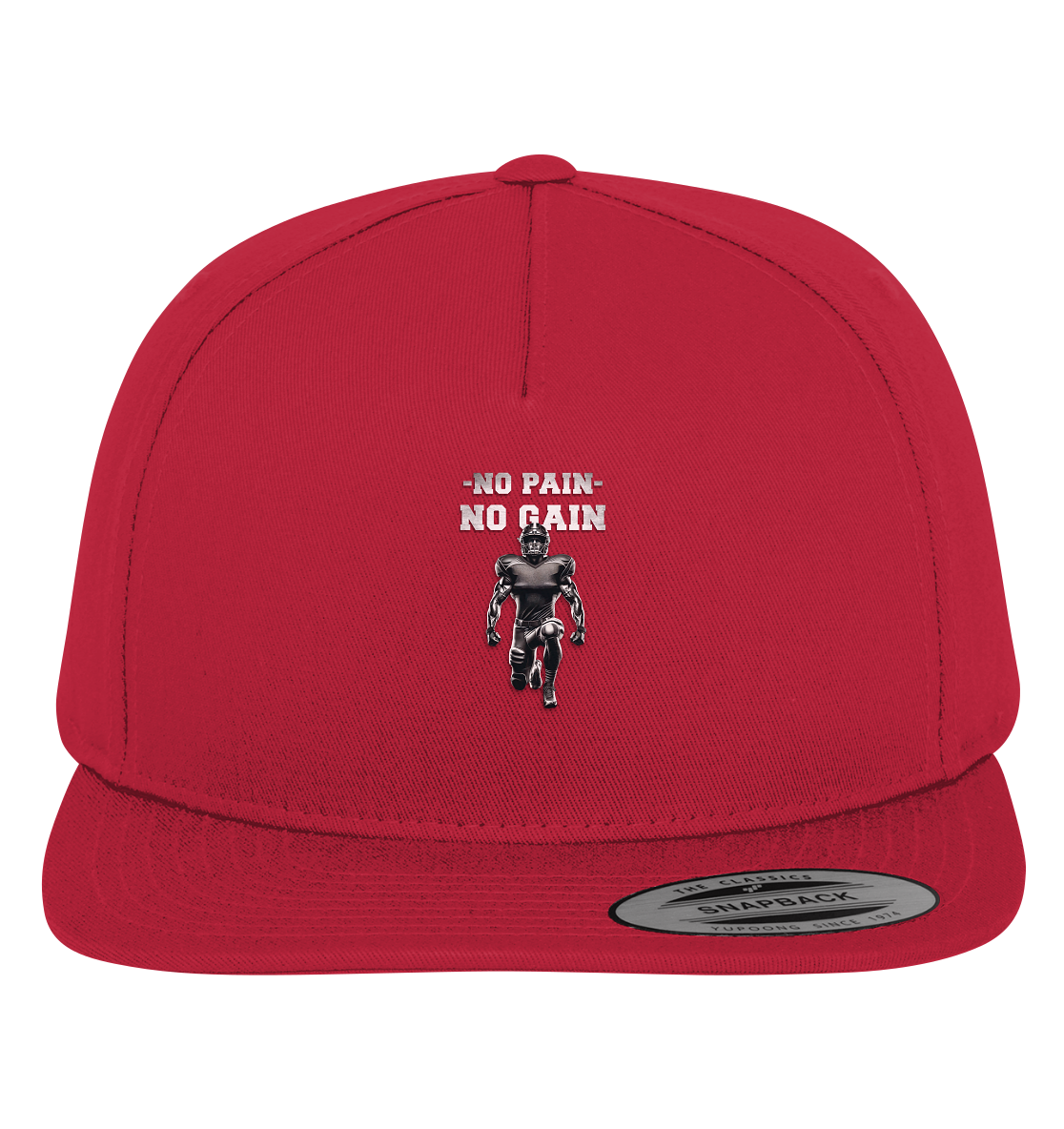 No Pain No Gain Metal  - Premium Snapback