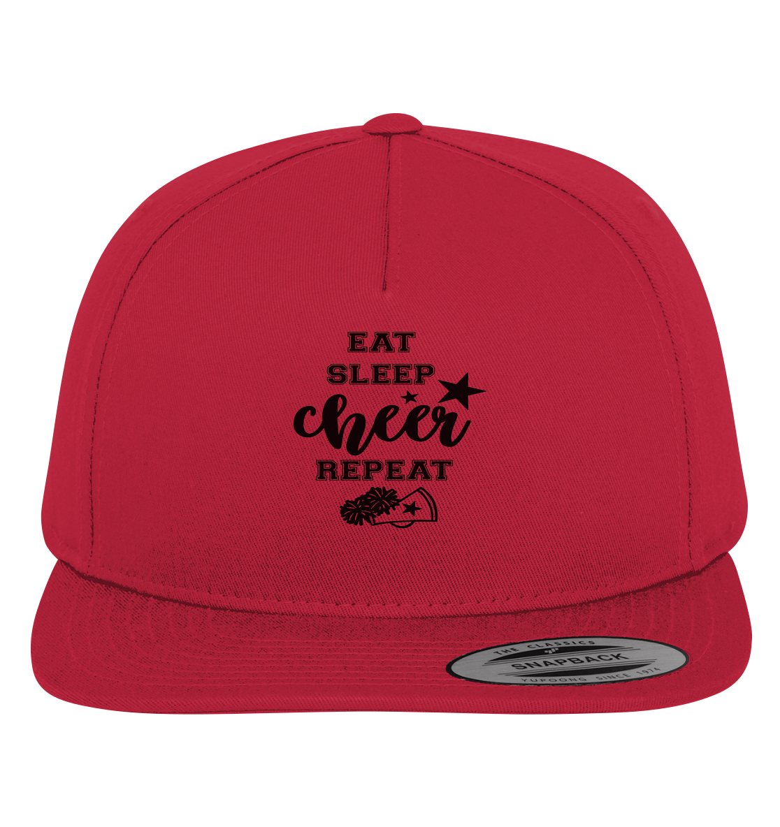Eat Sleep Cheer Repeat - Premium Snapback