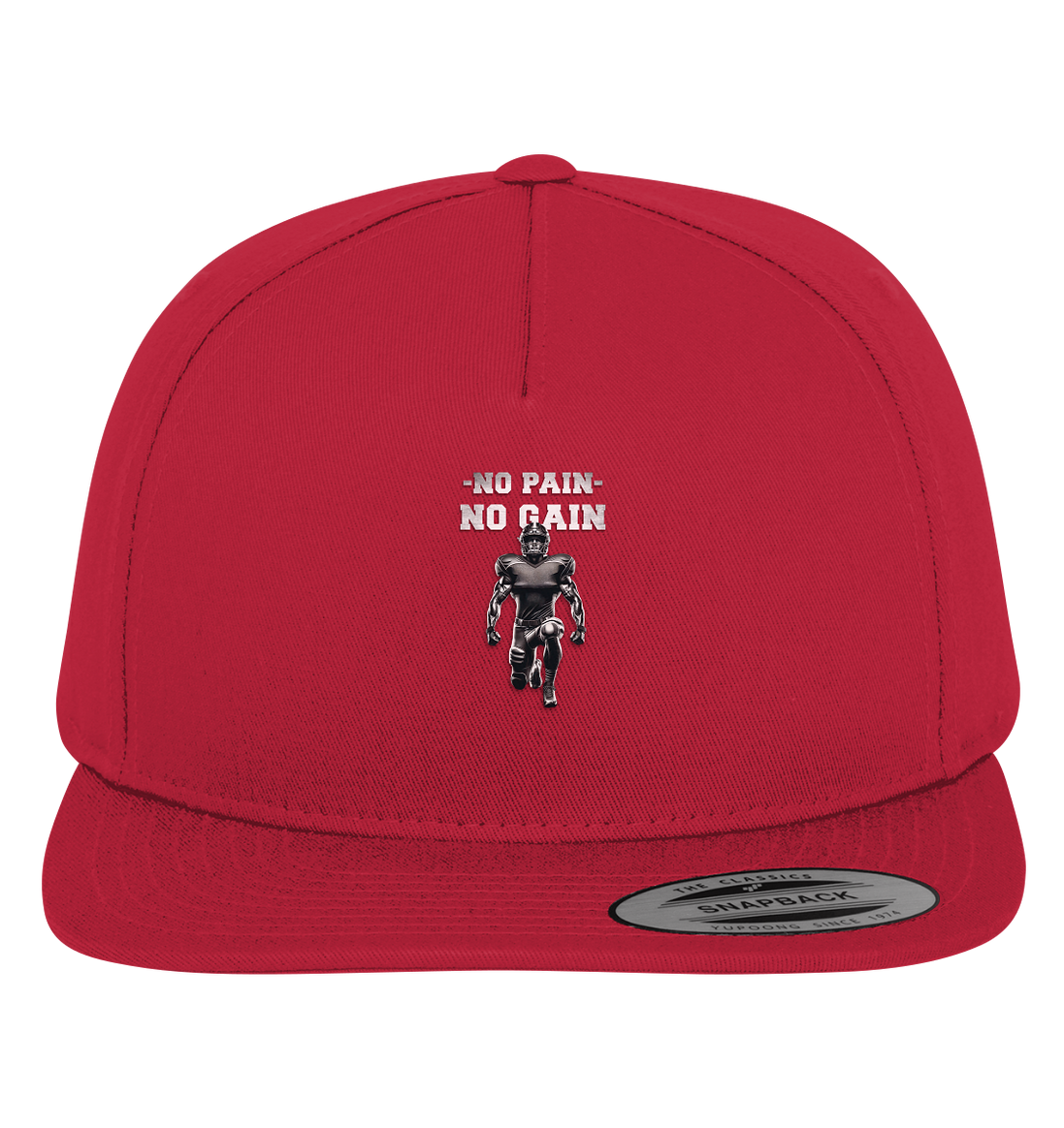 No Pain No Gain Metal  - Premium Snapback