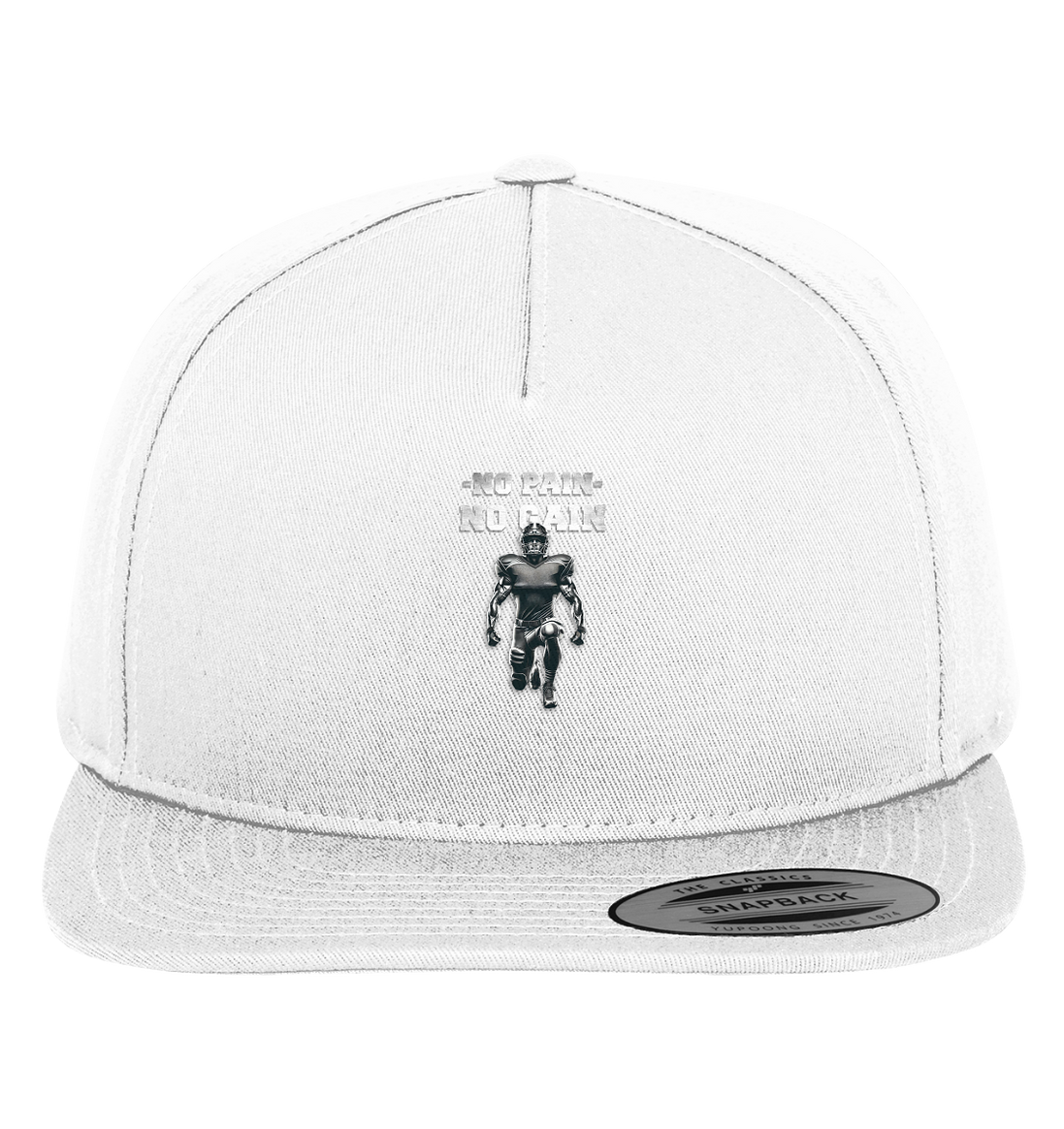 No Pain No Gain Metal  - Premium Snapback