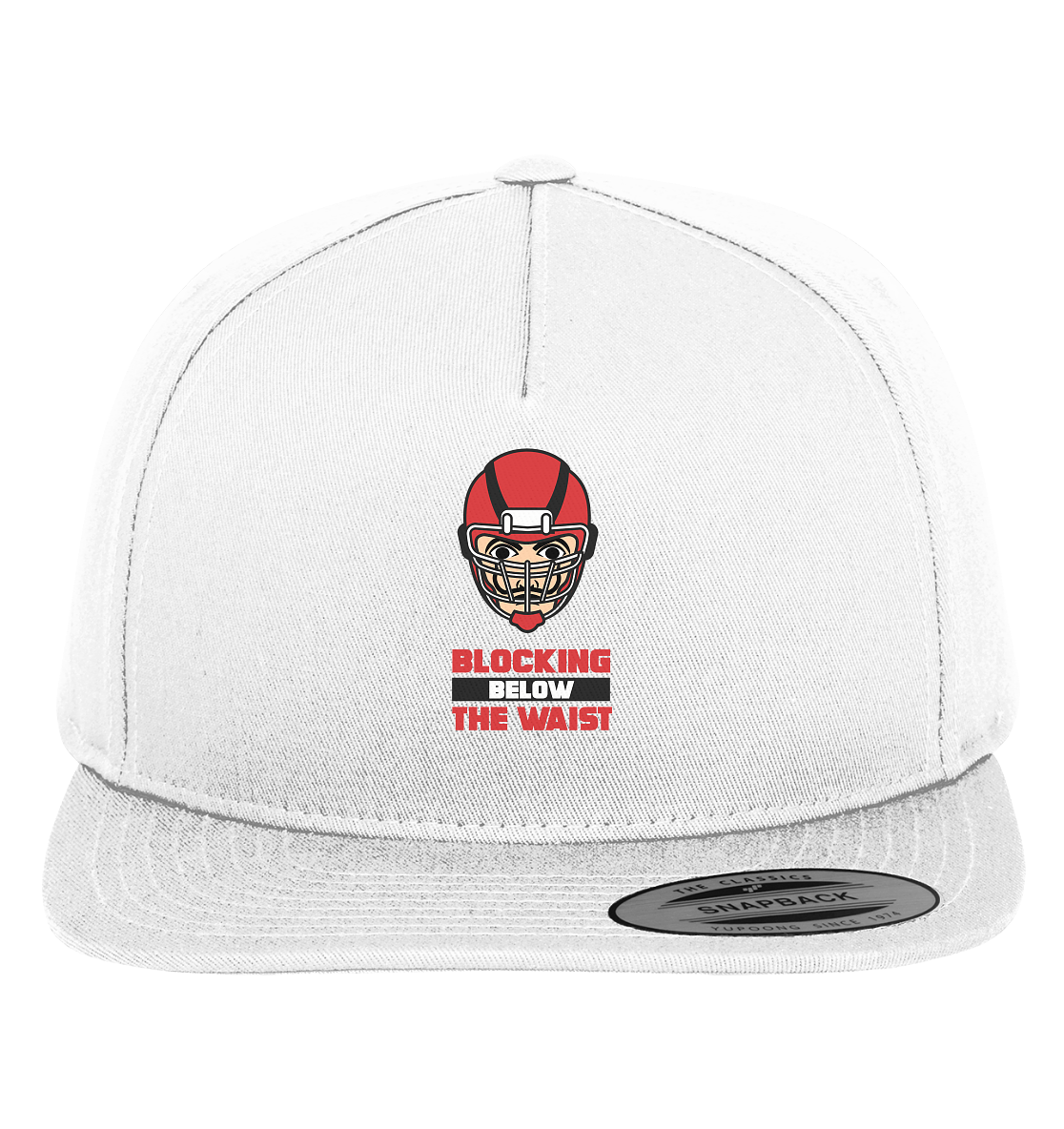 Blocking Below The Waist - Premium Snapback