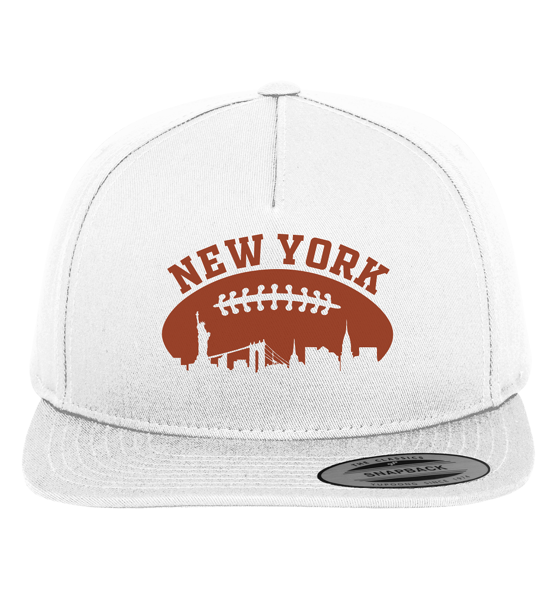 New York Football Silhoutte  - Premium Snapback