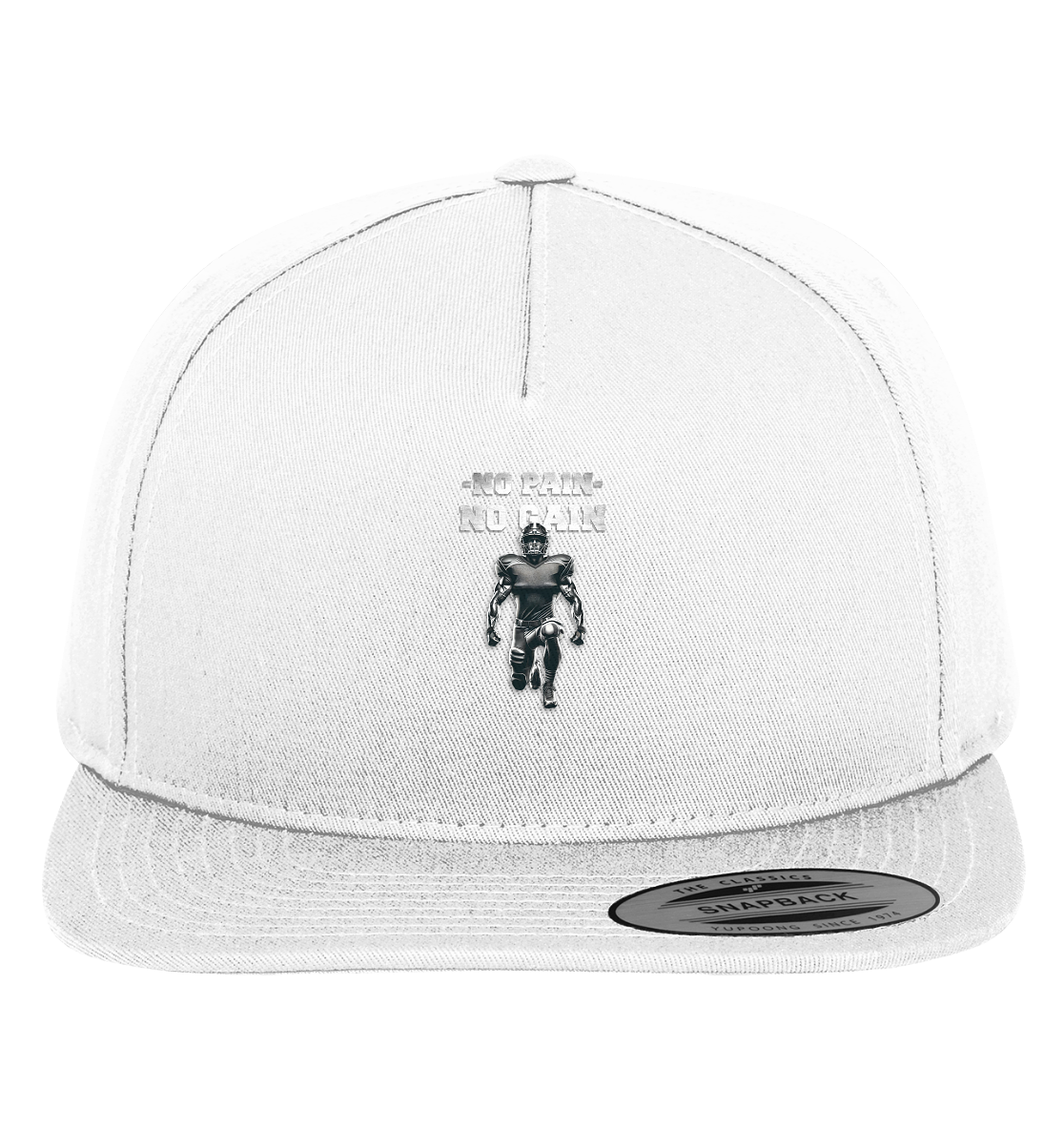 No Pain No Gain Metal  - Premium Snapback