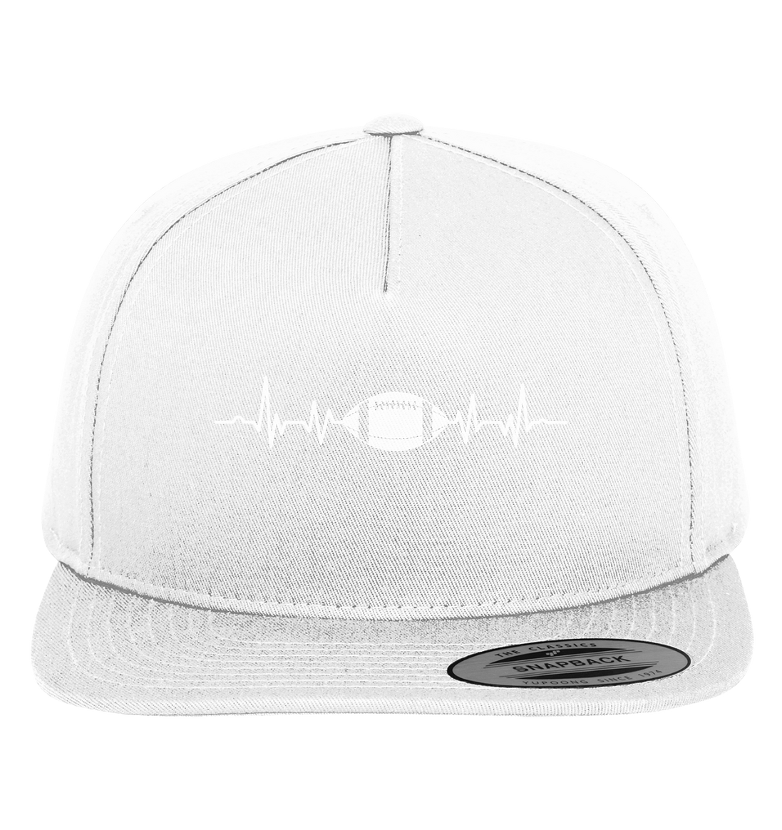 Football Heartbeat - Premium Snapback