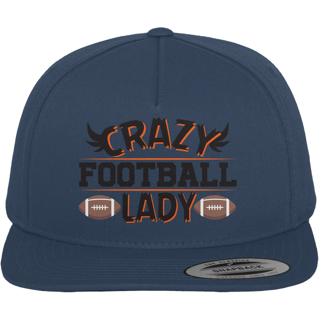 Crazy Football Lady - Premium Snapback
