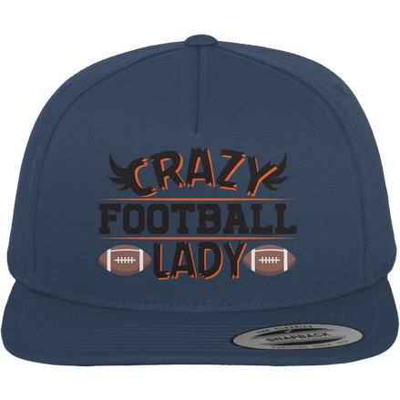 Crazy Football Lady - Premium Snapback