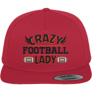 Crazy Football Lady - Premium Snapback