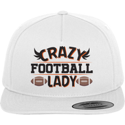 Crazy Football Lady - Premium Snapback