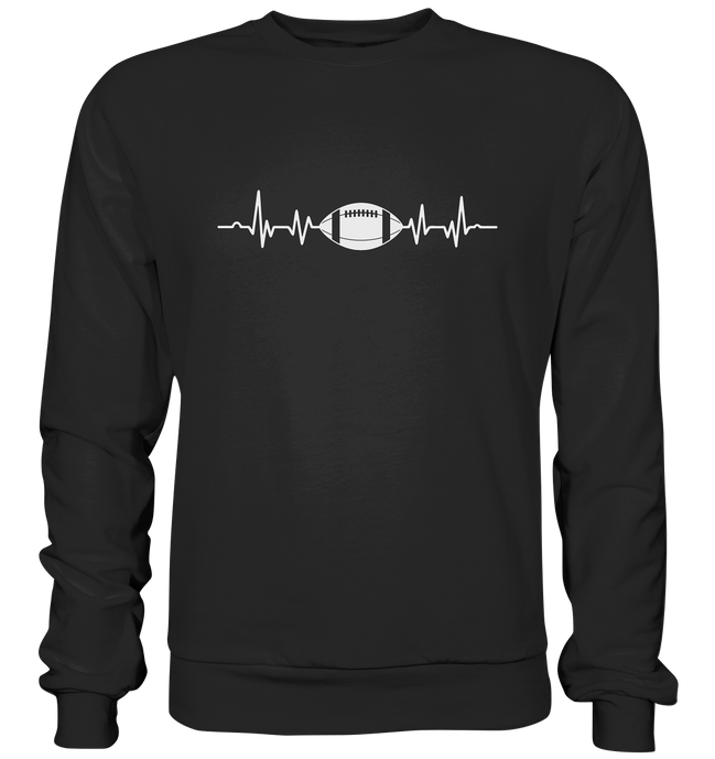 Football Heartbeat - Premium Sweatshirt