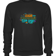 Flag Football Word Bubble - Premium Sweatshirt