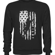 USA Flag Fight - Premium Sweatshirt
