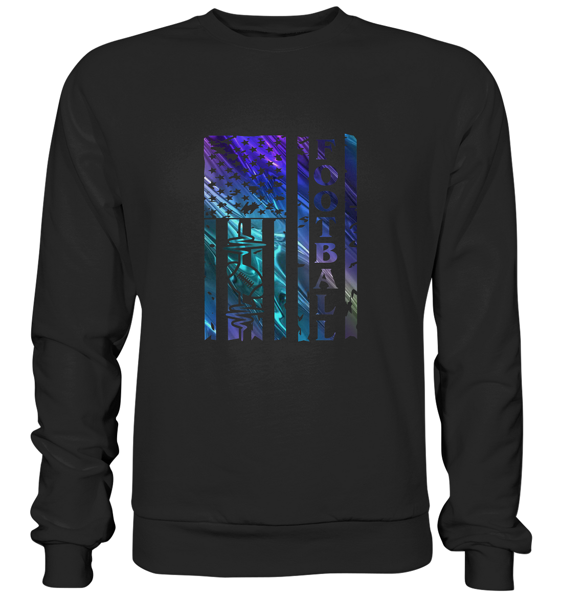 USA Football Flag  - Premium Sweatshirt