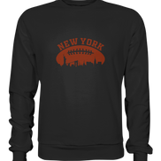 New York Football Silhouette - Premium Sweatshirt