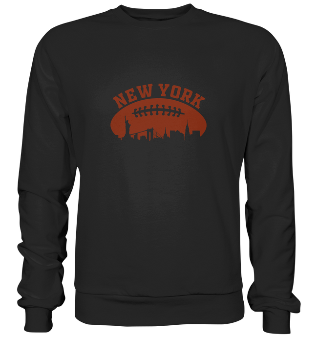 New York Football Silhouette - Premium Sweatshirt