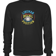 Lineman Brick Wall - Premium Sweatshirt