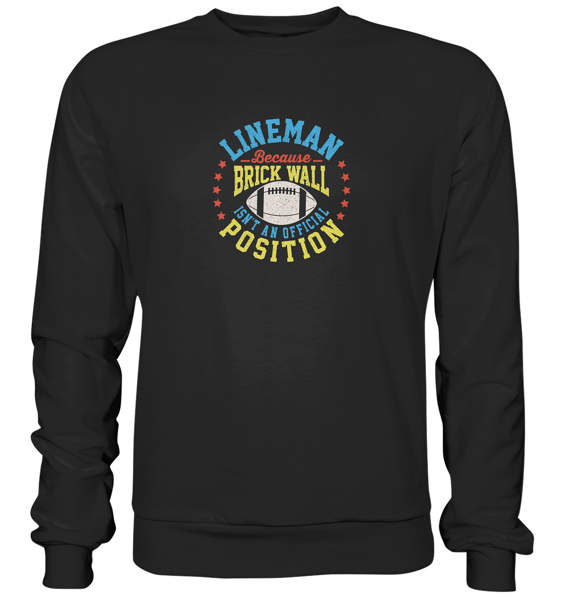 Lineman Brick Wall - Premium Sweatshirt