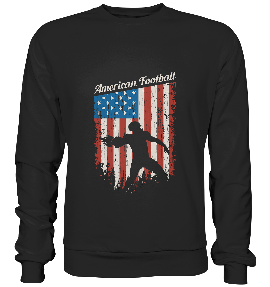 American Football Banner - Premium Sweatshirt