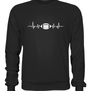 Football Heartbeat - Premium Sweatshirt