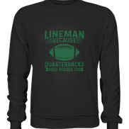Lineman Heroes Green - Premium Sweatshirt