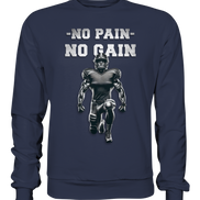 No Pain No Gain Metal  - Premium Sweatshirt