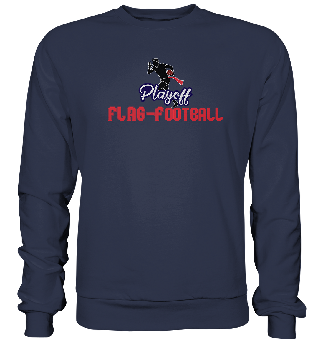 Playoff Flag Football  Men red - Premium Sweatshirt
