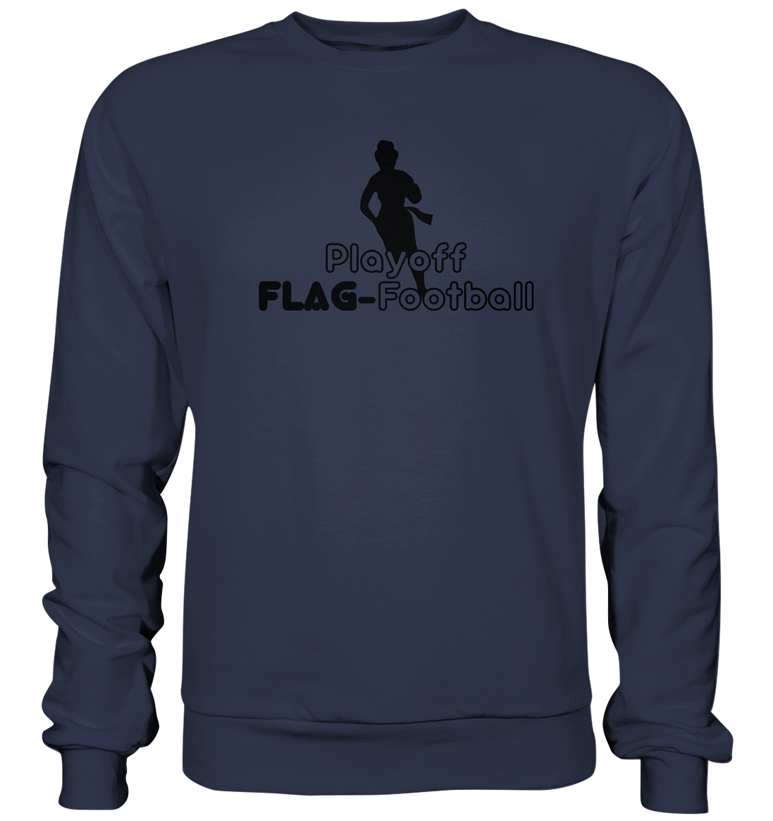Playoff Flag Football  Women black  - Premium Sweatshirt