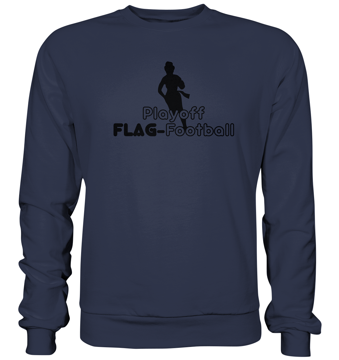 Playoff Flag Football  Women black  - Premium Sweatshirt