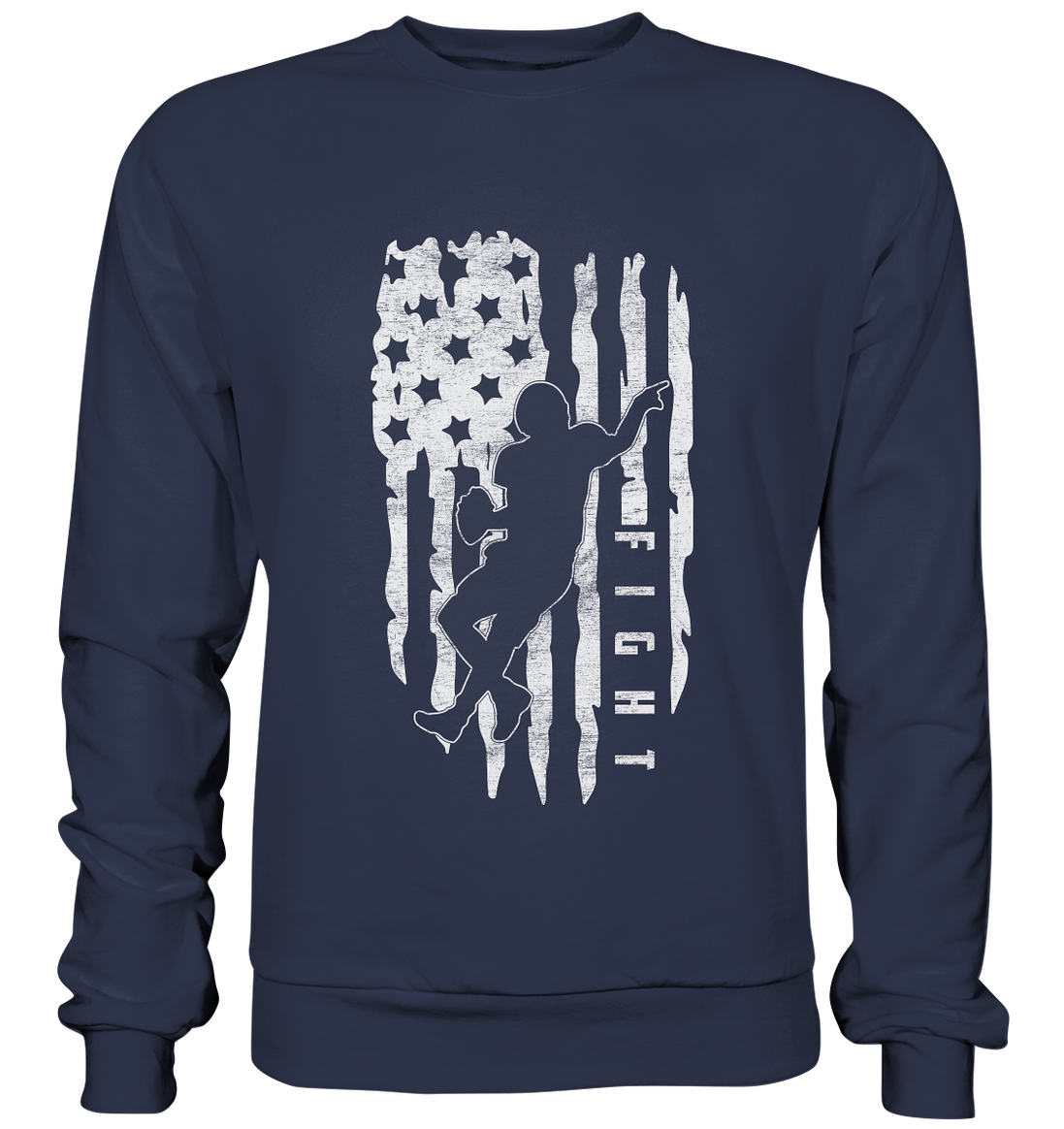 USA Flag Fight - Premium Sweatshirt