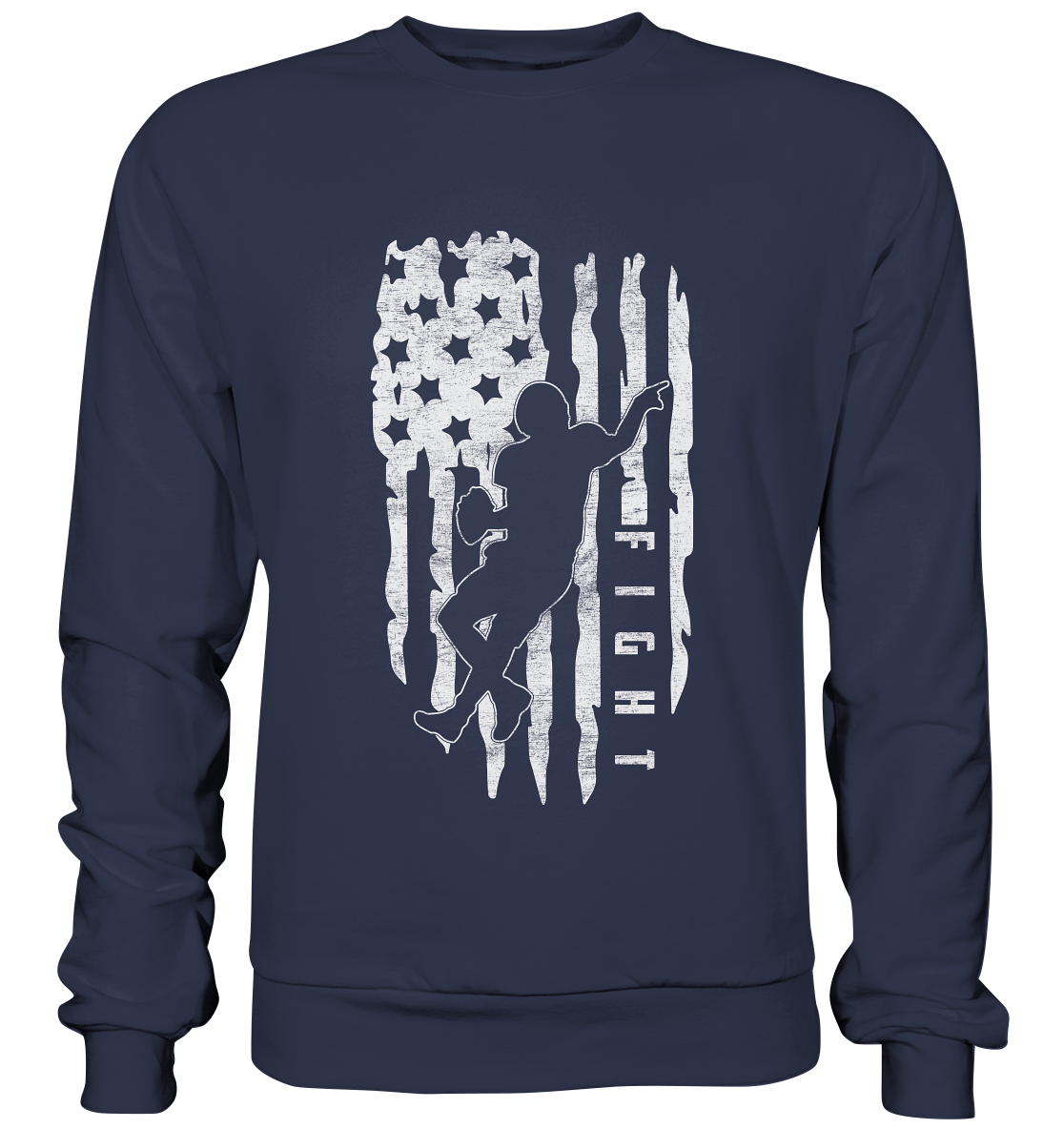 USA Flag Fight - Premium Sweatshirt