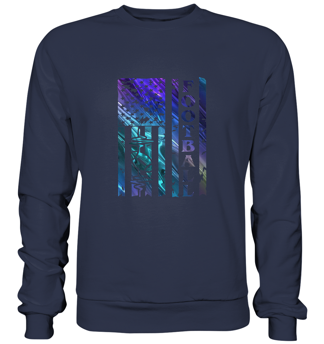 USA Football Flag  - Premium Sweatshirt
