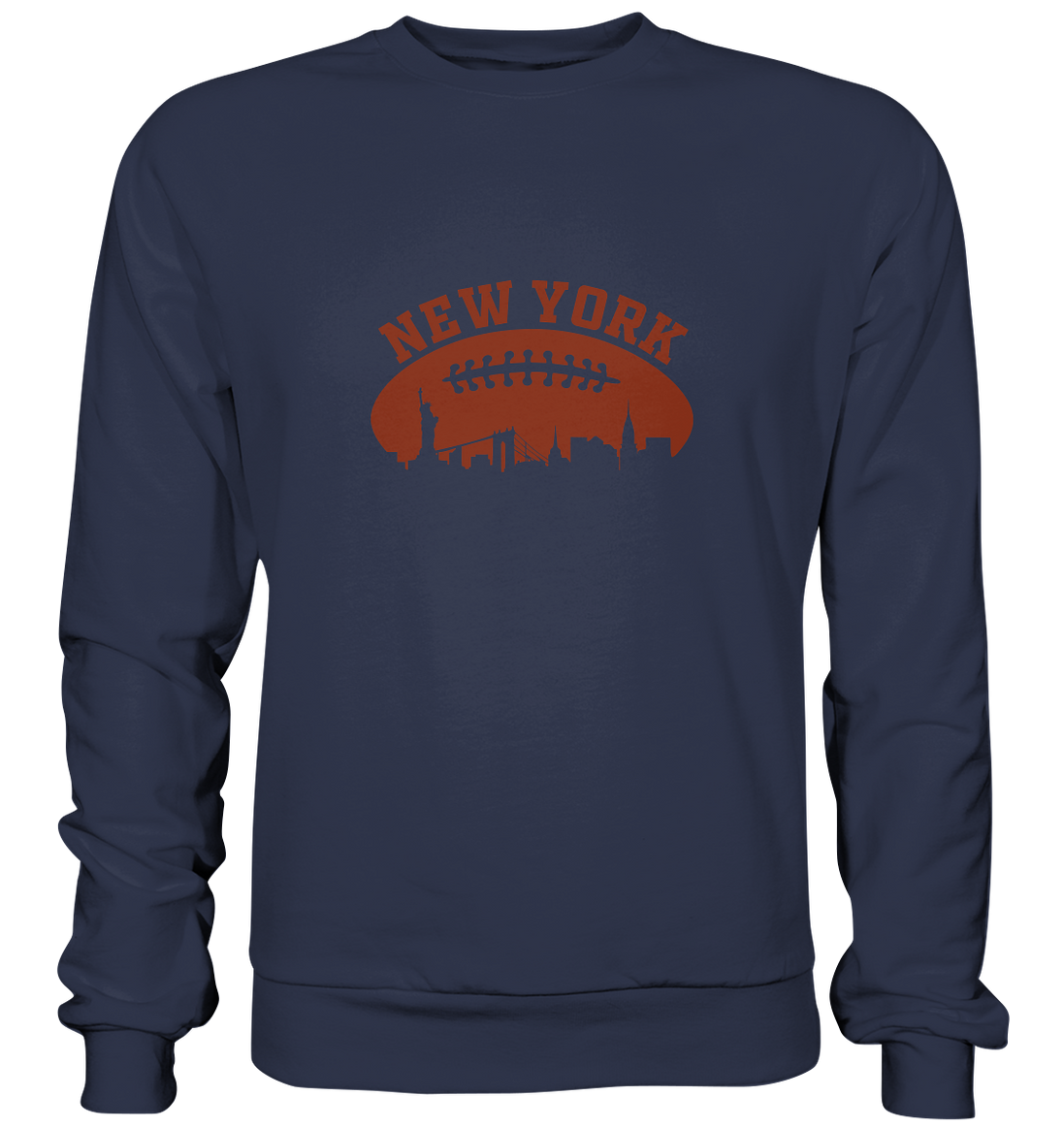 New York Football Silhouette - Premium Sweatshirt