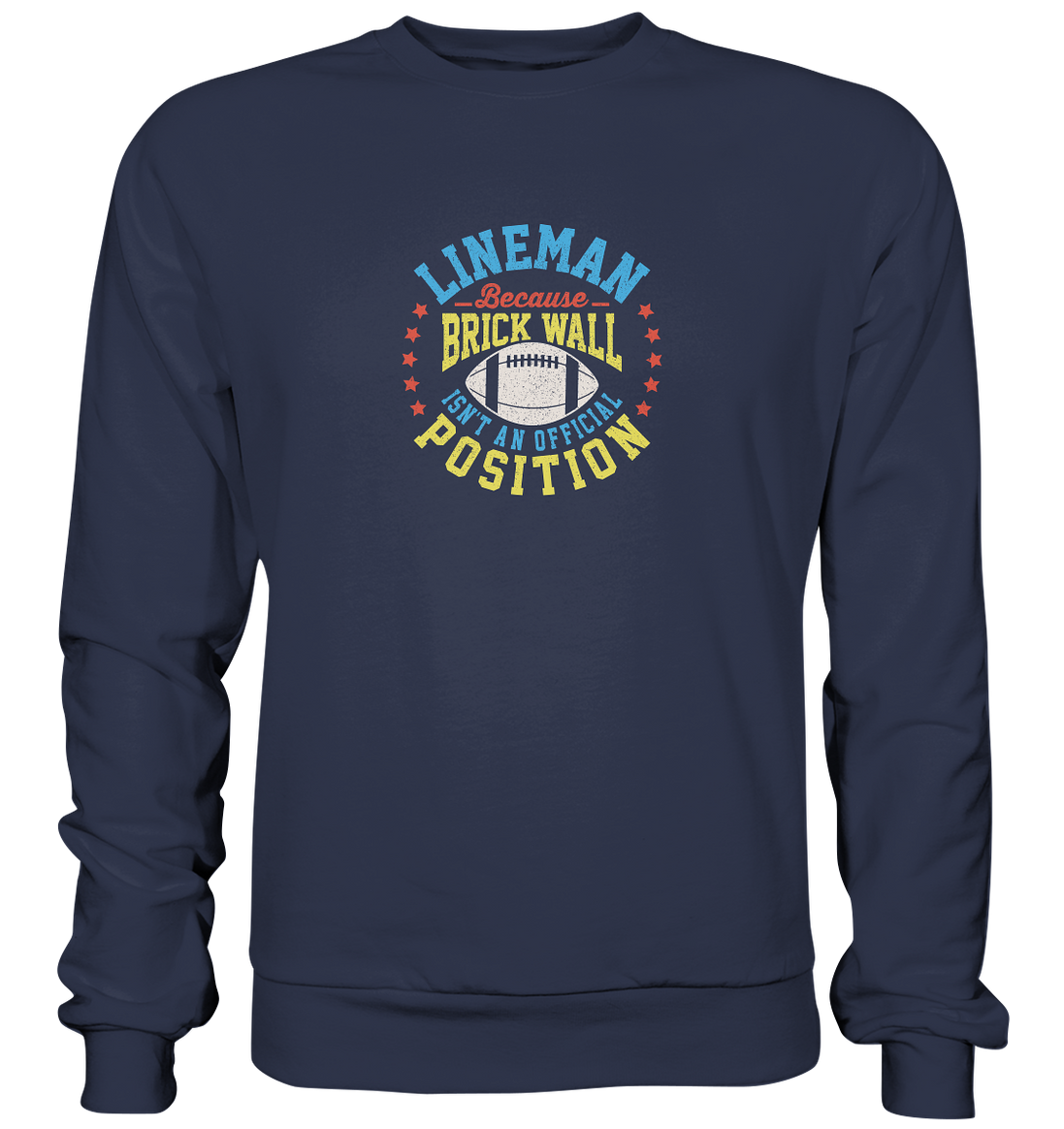 Lineman Brick Wall - Premium Sweatshirt