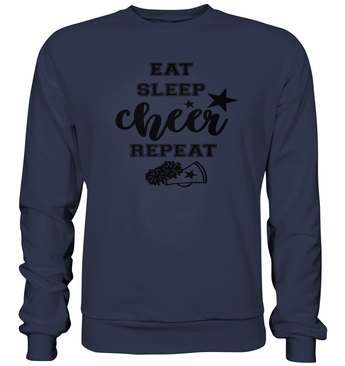 Eat Sleep Cheer Repeat - Premium Sweatshirt