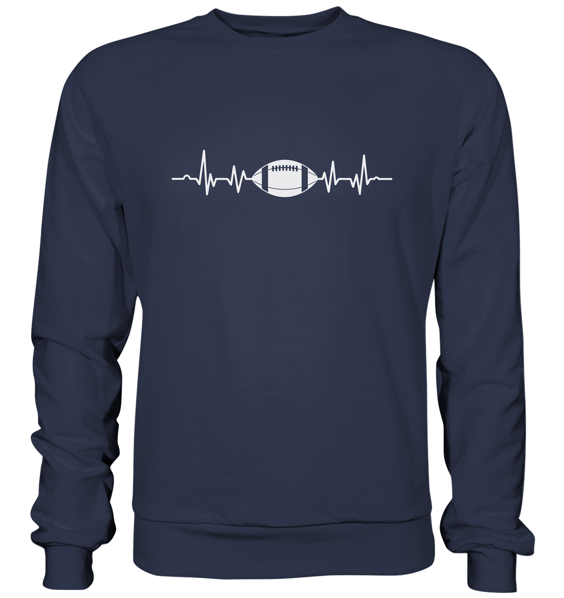 Football Heartbeat - Premium Sweatshirt