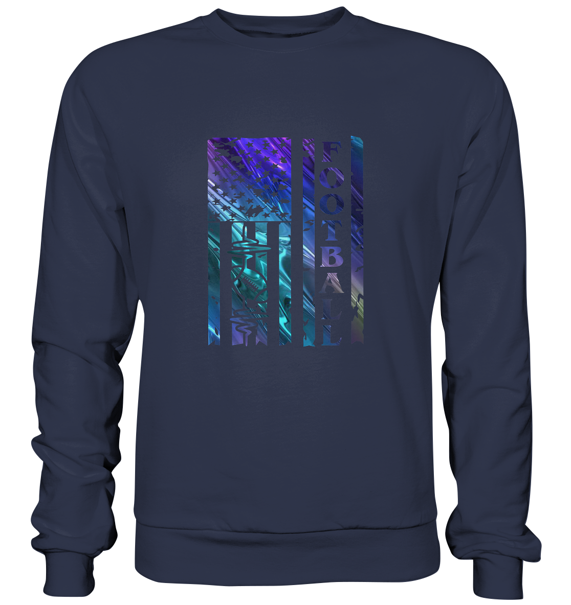 USA Football Flag  - Premium Sweatshirt