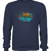 Flag Football Word Bubble - Premium Sweatshirt