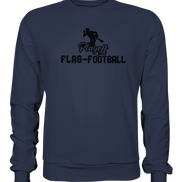 Playoff Flag Football Men Black - Premium Sweatshirt
