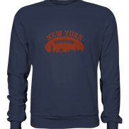 New York Football Silhouette - Premium Sweatshirt